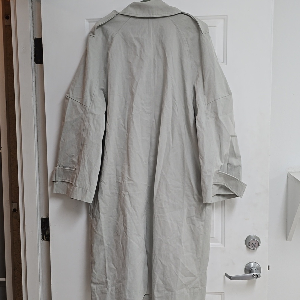 ENTIRE STUDIOS DOUBLE BREASTED COAT PEWTER UNISEX - Picture 8 of 16